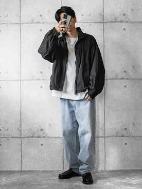 「ASTRONOMY（アストロノミー）のアイテム（ジャケット/アウター）」を使った、しゅんたろーさん（メンズ・177cm）の秋コーディネート