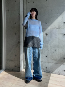 「アイテム（ファンデーション）」を使った、RIKAさん（レディース・168cm）の秋コーディネート