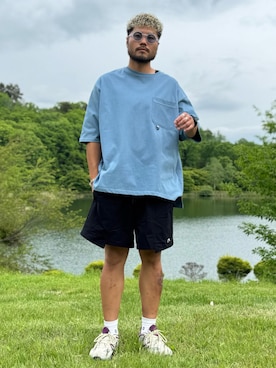 「アイテム（サングラス）」を使った、Yudaiさん（メンズ・182cm・30代）の春コーディネート