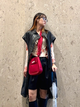 「アイテム（その他トップス）」を使った、なつさん（レディース・166cm）の秋コーディネート