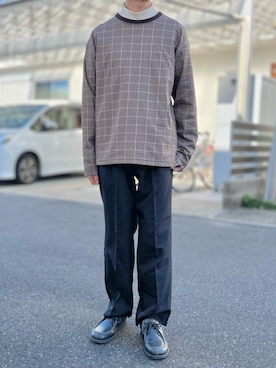 「アイテム（アンサンブル）」を使った、Koyoさん（メンズ・166cm）の秋コーディネート