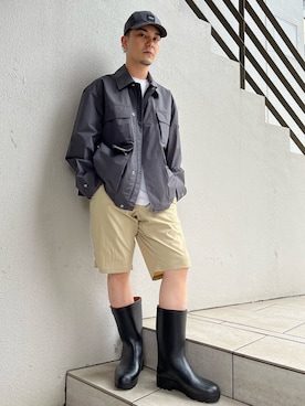 「AIGLE（エーグル）のアイテム（帽子）」を使った、Hajimeさん（メンズ・171cm）の春コーディネート