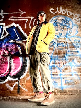 「OSHKOSH（オシュコシュ）のアイテム」を使った、Anthony.Tさん（メンズ・172cm）の冬コーディネート