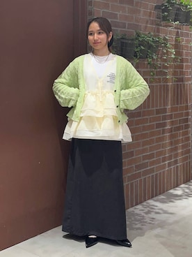 「RAGEBLUE（レイジブルー）のアイテム（アクセサリー）」を使った、mirukikukaguさん（レディース・154cm）の春コーディネート