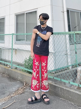 「アイテム（シューズ）」を使った、1ts my lifeさん（メンズ・129cm）の夏コーディネート