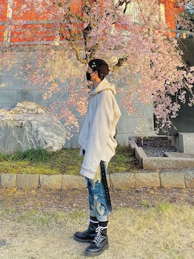 「アイテム（シューズ）」を使った、1ts my lifeさん（メンズ・129cm）の春コーディネート