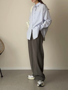 「NIKE（ナイキ）のアイテム（スニーカー）」を使った、haru さん（レディース・162cm）の春コーディネート