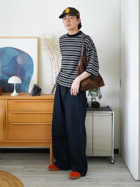 idakaさん（メンズ・172cm）の春コーディネート
