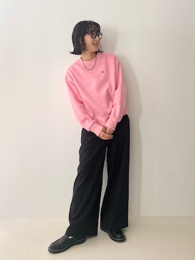 「アイテム（サロペット/オーバーオール）」を使った、おしゃれーなさん（レディース・162cm）の冬コーディネート