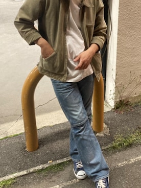 「OSHKOSH（オシュコシュ）のアイテム」を使った、ながいさん（メンズ・170cm）の春コーディネート