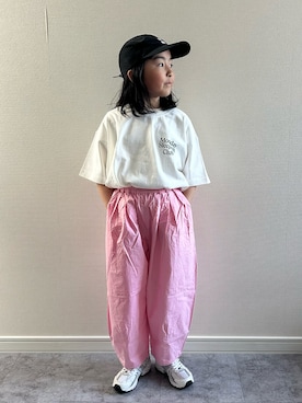 「アイテム（シューズ）」を使った、y___aさん（キッズ・126cm）の春コーディネート