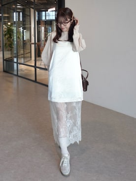 「アイテム（アイシャドウ）」を使った、ねっしー.さん（レディース・159cm）の春コーディネート