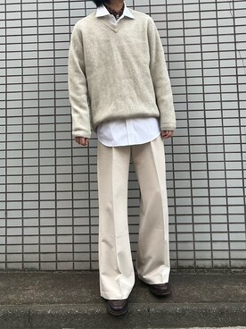 「MONKEY TIME（モンキータイム）のアイテム（シューズ）」を使った、だいさん（メンズ・177cm）の冬コーディネート