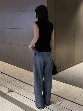 「サマーニット」｜RIM.ARK staffさん（レディース・164cm）の春コーディネート