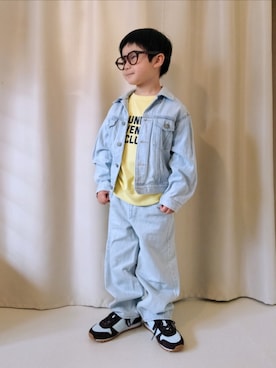 「アイテム（ファッション雑貨）」を使った、REIさん（キッズ・110cm）の春コーディネート
