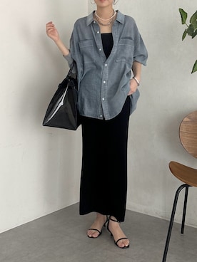 「アイテム（アクセサリー）」を使った、doudoureiさん（レディース・164cm）の春コーディネート