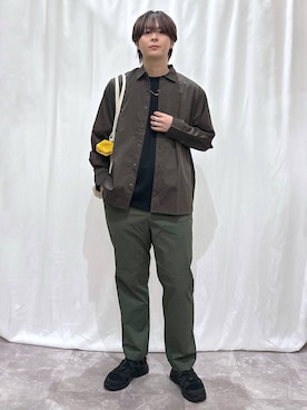 「GLOBAL WORK（グローバルワーク）のアイテム（エコバッグ/サブバッグ）」を使った、kazuoさん（メンズ・182cm）の春コーディネート