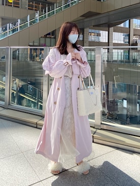 「パステル映える春」｜okamu🍦骨格ストレートさん（レディース・159cm）の春コーディネート