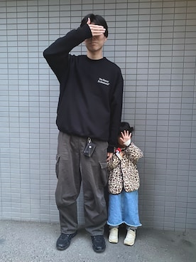 「アイテム（ジャケット/アウター）」を使った、maruさん（レディース・100cm）の春コーディネート