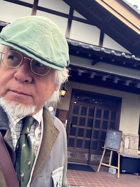 「アイテム（ファッション雑貨）」を使った、しまうまおじさんさん（メンズ・165cm・70代）の春コーディネート