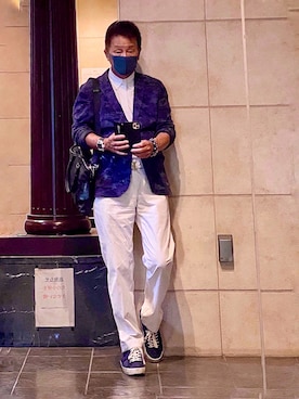 「アイテム（ベルト）」を使った、K-Kenji⚾️さん（メンズ・174cm・70代）の夏コーディネート