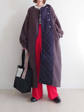 「アイテム（フィギュア）」を使った、𝕪𝕦𝕚さん（レディース・155cm・40代）の秋コーディネート