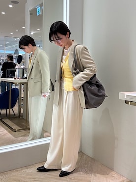 「アイテム（ショルダーバッグ）」を使った、taki chanさん（レディース・155cm・30代）の冬コーディネート