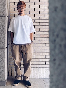 「NIKE（ナイキ）のアイテム（スニーカー）」を使った、hiromeganeさん（メンズ・165cm・40代）の秋コーディネート