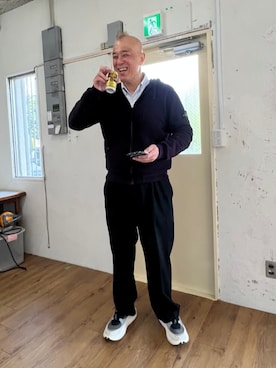 「アイテム（シューズ）」を使った、すさのさんさん（メンズ・182cm・60代）の春コーディネート