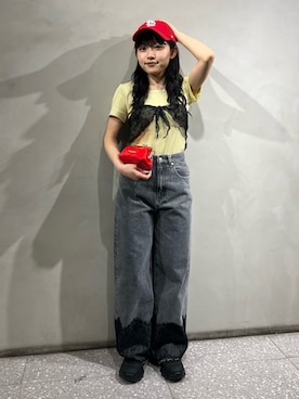 「アイテム（ポーチ）」を使った、あんりさん（レディース・152cm・20代）の春コーディネート
