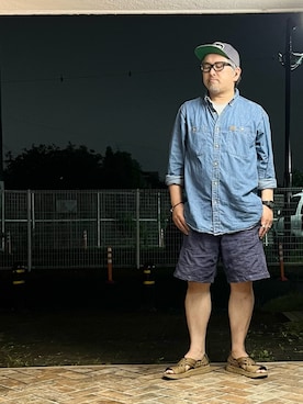 「CHAPS（チャップス）のアイテム」を使った、gottusoさん（メンズ・179cm）の夏コーディネート