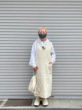 「アイテム（ワンピース/ドレス）」を使った、yamaayuさん（レディース・151cm）の秋コーディネート