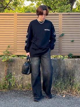「ete（エテ）のアイテム」を使った、ゐをりさん（メンズ・171cm）の秋コーディネート