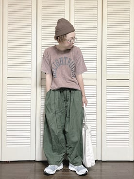 「アイテム（バッグ）」を使った、ぽん。さん（レディース・158cm・40代）の夏コーディネート