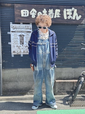 「アイテム（ジャージ）」を使った、ぽん。さん（レディース・158cm・40代）の春コーディネート