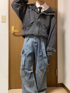「アイテム（ジャケット/アウター）」を使った、sho-aさん（メンズ・167cm）の秋コーディネート