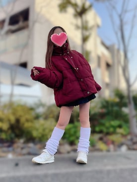 「アイテム（ブルゾン）」を使った、yukinoさん（キッズ・126cm）の冬コーディネート