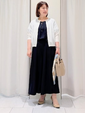 「アイテム（ハンドバッグ）」を使った、Onumaさん（レディース・163cm・40代）の春コーディネート