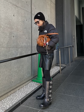 「BOTTEGA VENETA（ボッテガヴェネタ）のアイテム（ファッション雑貨）」を使った、Oo.hiro.oOさん（レディース・159cm）の冬コーディネート