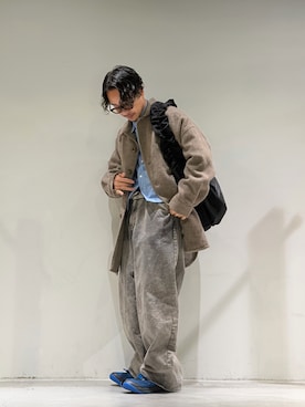「アイテム（チノパンツ）」を使った、GARDEN  takumiさん（メンズ・167cm）の春コーディネート