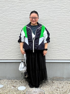 「アイテム（スマホグッズ）」を使った、☁︎•ꇵ͒•`s☺︎+sa*॰¨̮さん（レディース・155cm）の春コーディネート