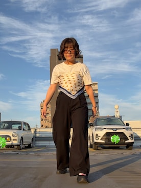 「MONO-MART（モノマート）のアイテム」を使った、テンさんさん（レディース・157cm）の春コーディネート