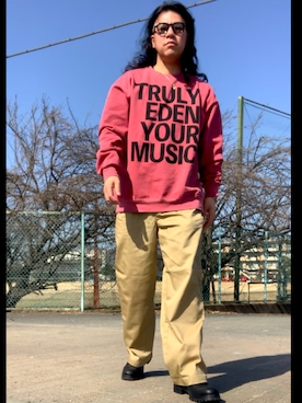 「Dickies（ディッキーズ）のアイテム（パンツ）」を使った、jさん（メンズ・172cm）の春コーディネート