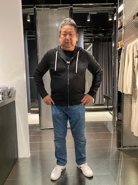 「アイテム（スウェット）」を使った、0129evolutionさん（メンズ・165cm）の秋コーディネート