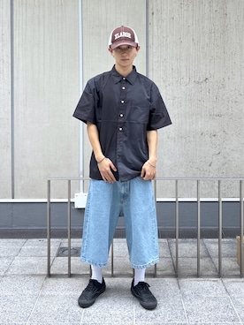 「XLARGE（エクストララージ）のアイテム」を使った、KIYOさん（メンズ・171cm）の春コーディネート