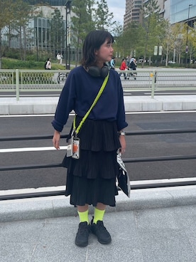 「アイテム（カードケース）」を使った、satsukiさん（レディース・159cm・20代）の秋コーディネート
