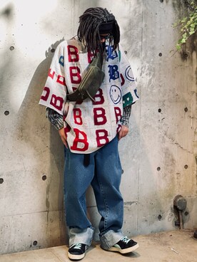 「アイテム（バッグ）」を使った、kyuzenさん（メンズ・172cm）の秋コーディネート