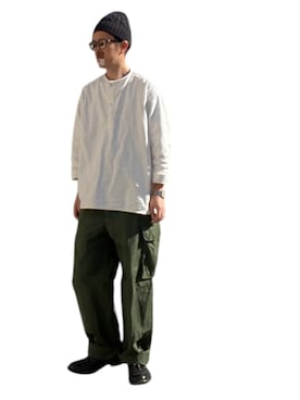 「アイテム（ブレスレット）」を使った、168さん（メンズ・170cm）の冬コーディネート