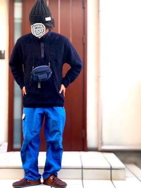 「アイテム（ショルダーバッグ）」を使った、🍊じゃむさん（メンズ・174cm）の秋コーディネート