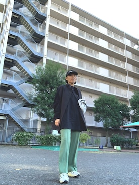 「アイテム（その他アウター）」を使った、yayowillさん（レディース・160cm）の秋コーディネート
